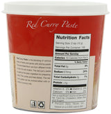 Mae Ploy Red Curry Paste, Authentic Thai Curry Paste With Red Chili, Shrimp Paste, Lemongrass and Aromatic Herbs for Cooking Butter Chicken, Rendang