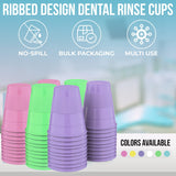 Pruvade Disposable Dental Cups |1000 Pack| 5 oz Pink Plastic Cups Disposable, Plastic Bathroom Cups, Disposable Cups Small, for Medicine, Water, Mouth