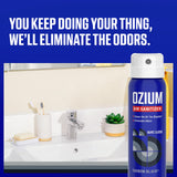 Ozium 3.5 Oz. Air Sanitizer & Odor Eliminator for Homes, Cars, Offices and More, Carbon Black Scent, 2 Pack