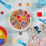 A Great Surprise Classic Lollipops - 3 Pounds - Individually Wrapped Candies - Flat Round Bulk Suckers For Kids, Doctors Office, Schools, Banks