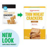 Amazon Grocery, Thin Wheat Crackers, 8.5 Oz