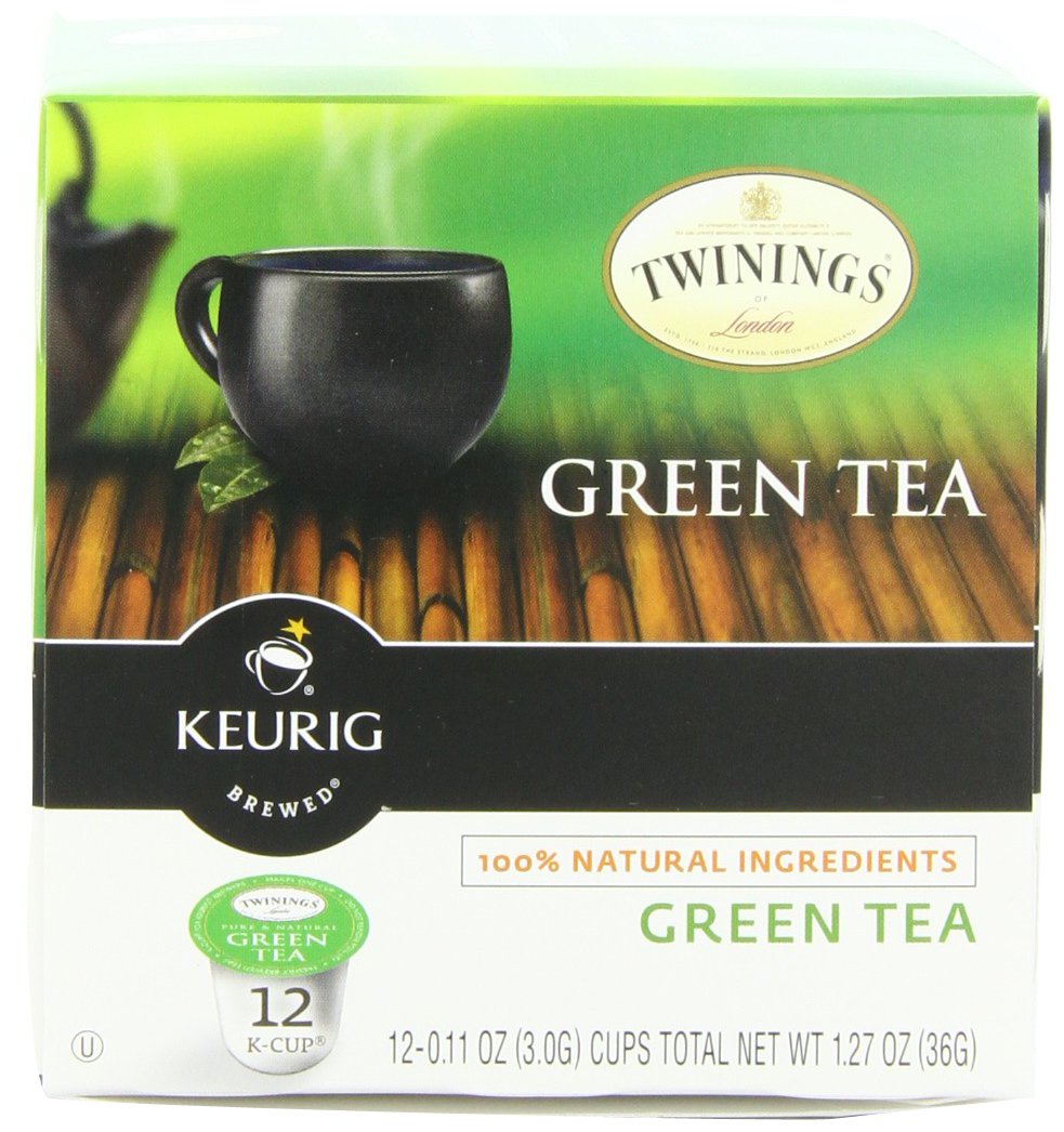 Twinings Green Tea, K-Cup, 12 Count (Pack of 3)