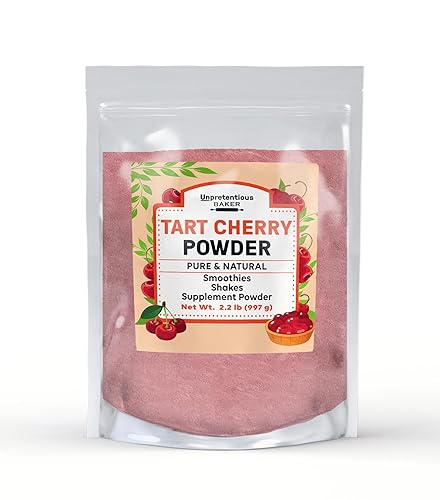 Unpretentious Tart Cherry Powder, 2.2 lb, Pure & Natural, No Fillers, Smoothies & Shakes