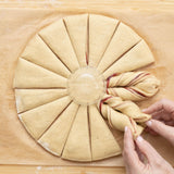 CrumbleCrate Raspberry Star Bread DIY Baking Kit | Artisan Bread Making Set for Adults | Pre-Measured Ingredients & Tools | Baking Gift