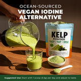 Kelp Powder 0.22 LB (28 Servings) - Pure Dried Superfood, Easy Mix, Sugar Free - Antioxidant Rich for Smoothies, Baking & Drinks - Non-GMO Gluten-Free