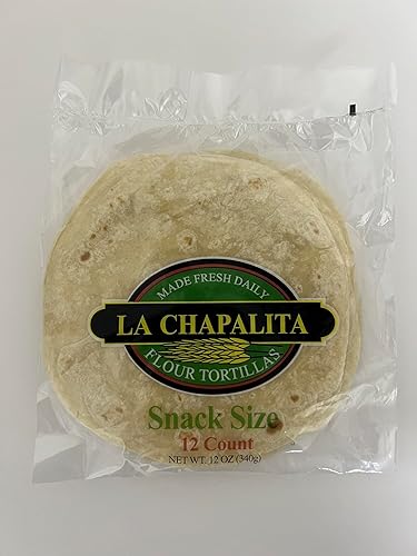 La Chapalita 6" Snack Size Flour Tortillas, 12 Count, 12 oz