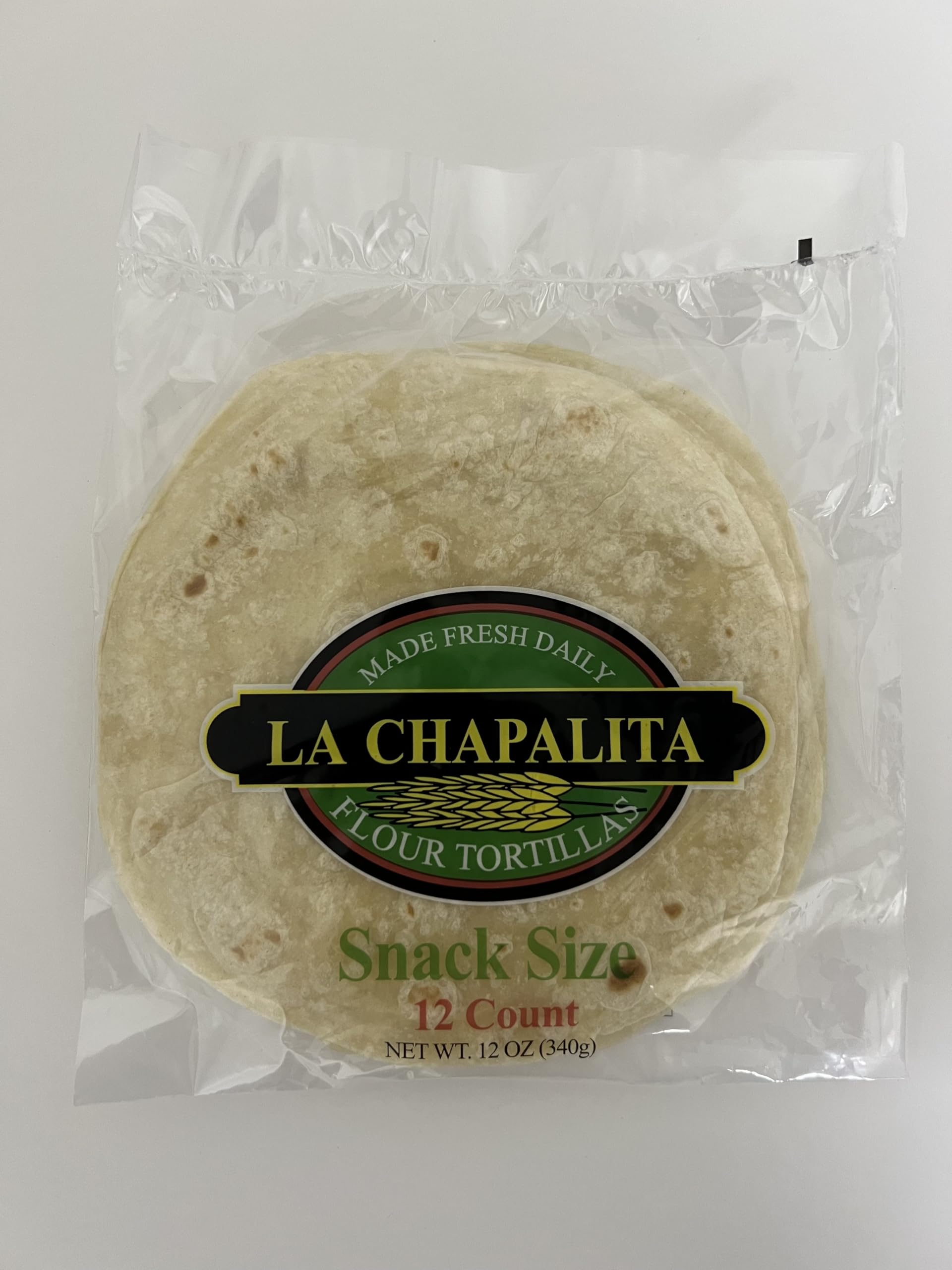 La Chapalita 6" Snack Size Flour Tortillas, 12 Count, 12 oz
