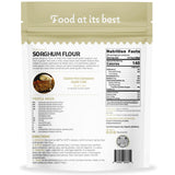 Quay Naturals Organic Sorghum Flour 2lb - Organic Jowar Flour - Made With Gluten Free Sorghum Whole Grain - Non GMO - Gluten Free Baking Flour