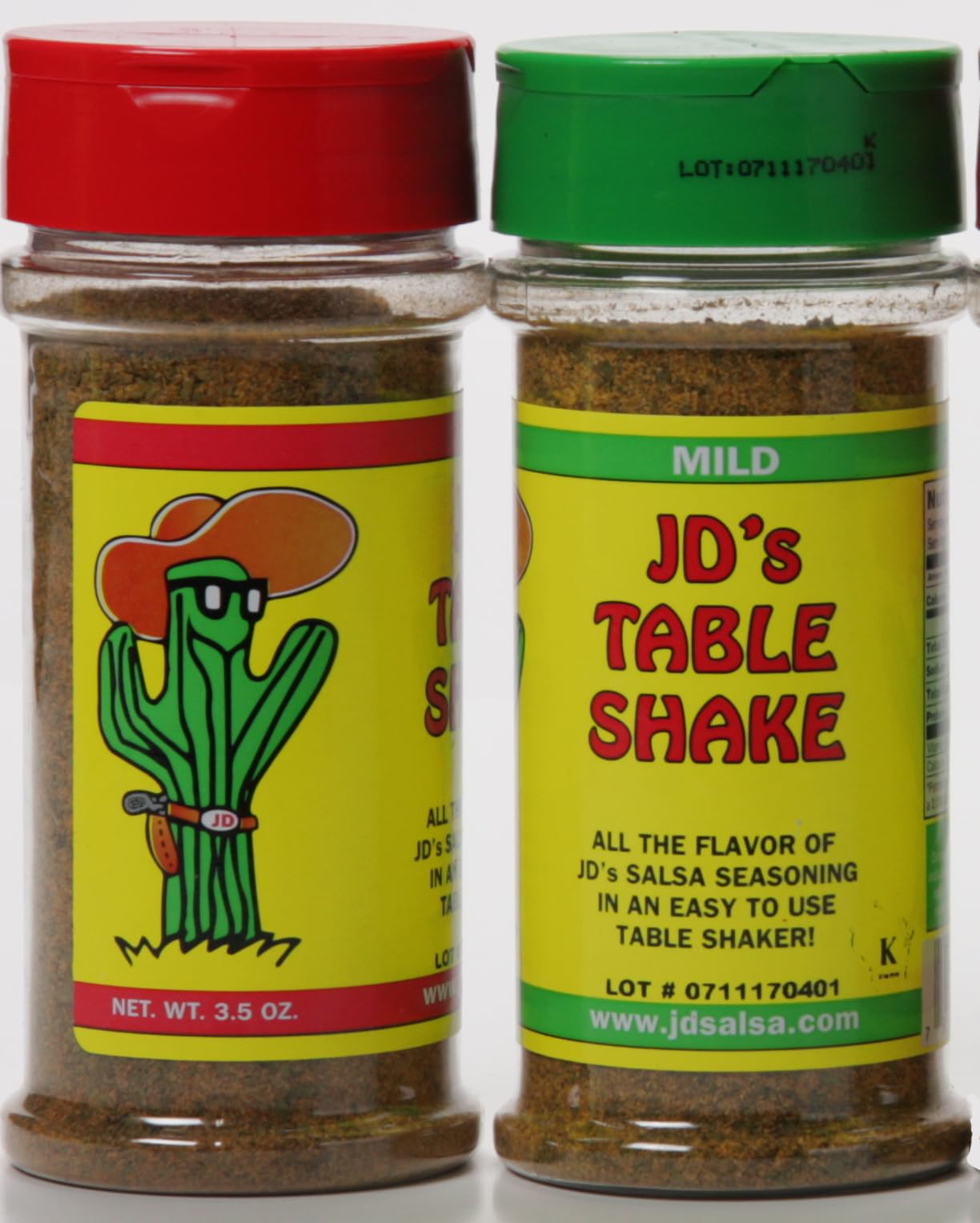 JD's Table Shaker Mild (2 Shakers)
