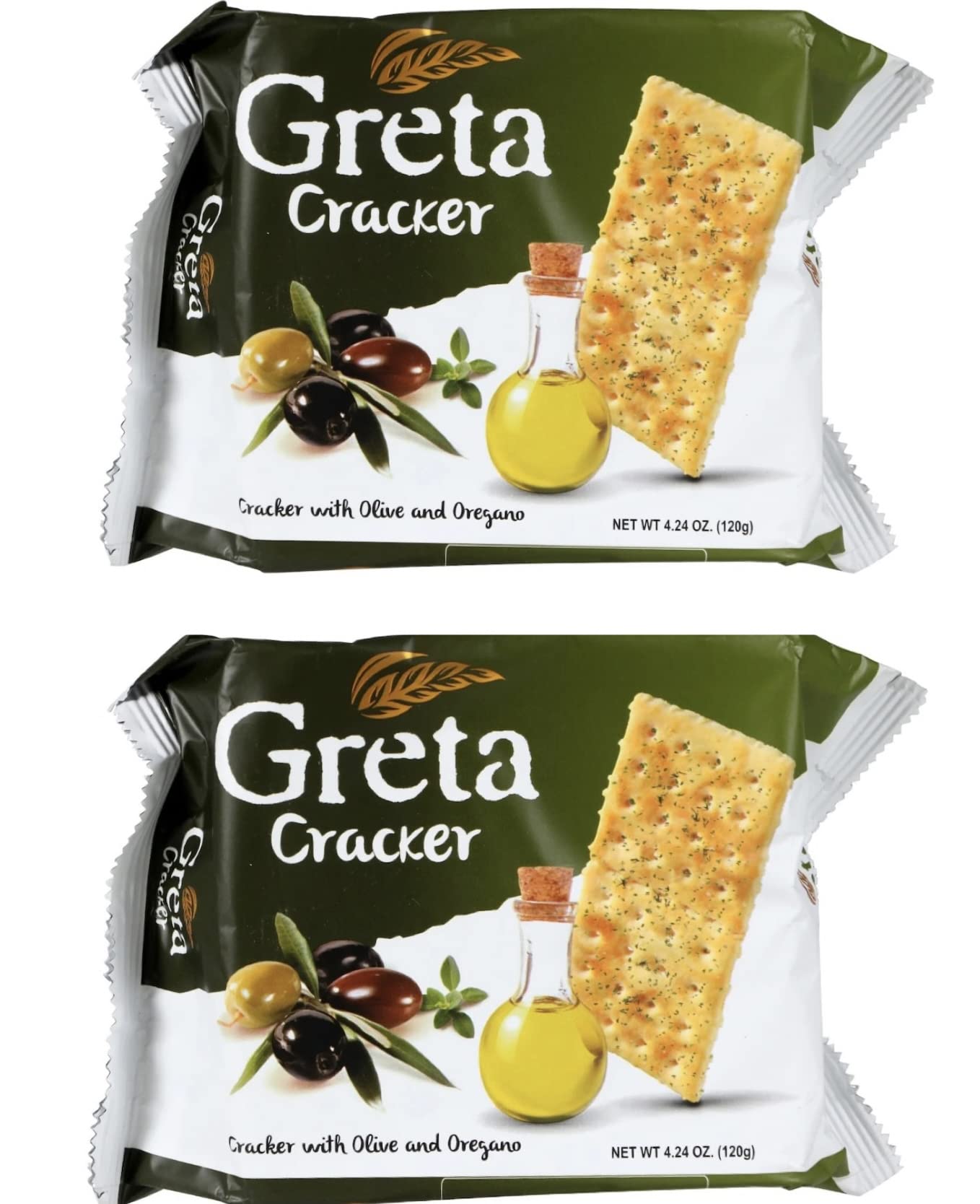 CABE Crackers with Olive and Oregano 2 Pack 4.23 oz each (bundle kc tingamajig) Charcuterie Dinner Party