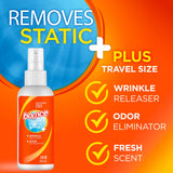 Bounce Anti Static Spray, 3 in 1 Instant Anti Static Spray & Instant Wrinkle Release, Odor Eliminator & Fabric Refresher, Travel Size (3 Oz,Pack of 3)