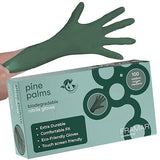 FRAMAR Green Gloves Disposable Latex Free - Heavy Duty Nitrile Gloves Medium, Disposable For Hair Dye, Cooking Glove Medium Nitrile Tattoo Glove
