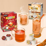Twinings Chai Latte Black Tea Single Serve K-Cup Pods for Keurig, 22 Count (Pack of 2) Creamy, Slightly Sweet, Less Sugar, Caffeinated, Enjoy Hot or