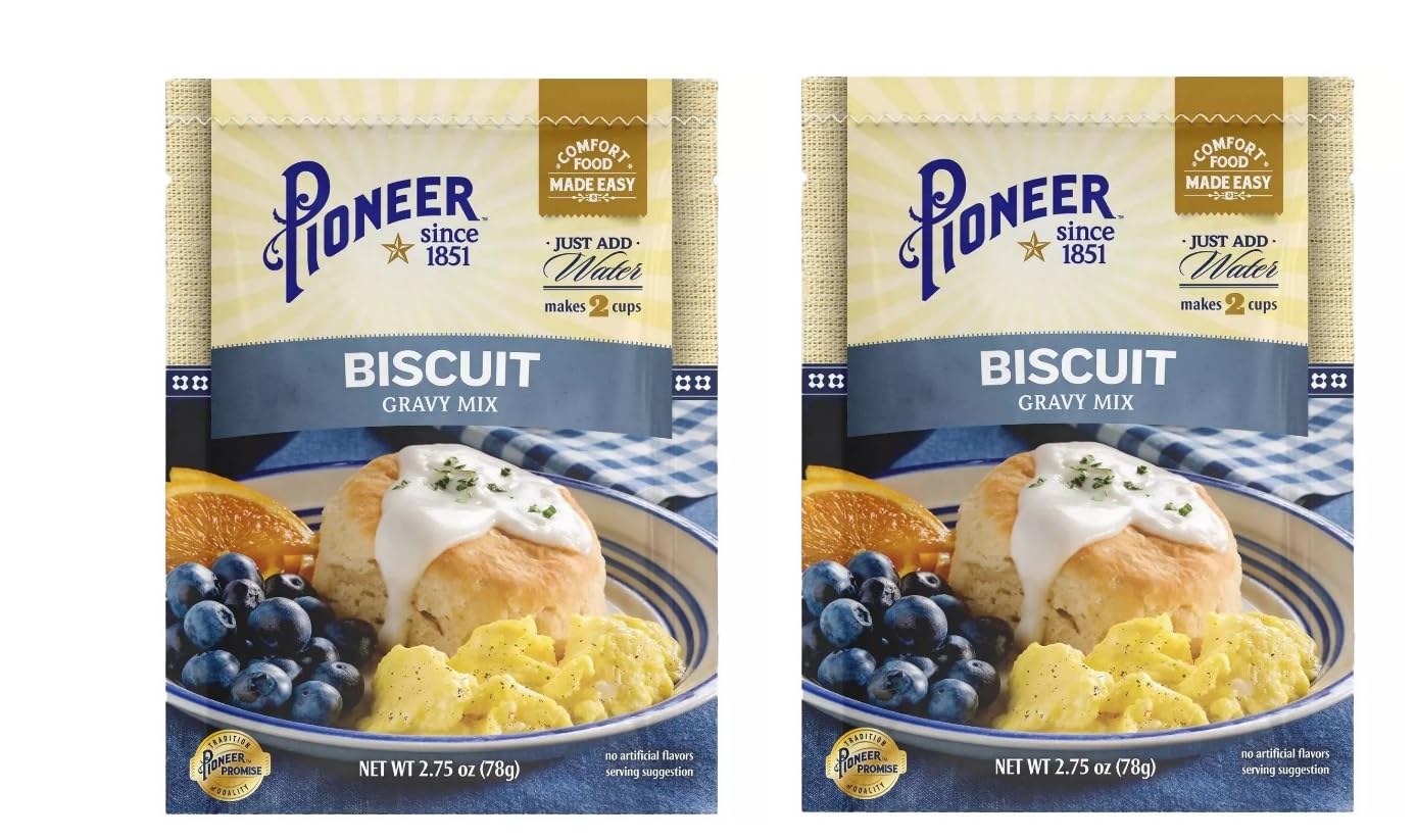 Pioneer Gravy & Seasoning Mixes - 2 packages (Biscuit 2.75oz)