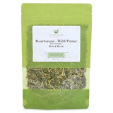 Biokoma Heartsease Wild Pansy Dried Herb 50g 1.76oz Viola Tricolor Herbal Tea Natural Detox Healthy Skin Support Respiratory Boost Resealable No