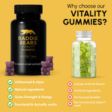 Gummy for Men - Active Lifestyle Support - Strength, Confidence Gummies - Extra Endurance Formula - 15 ct by MaxLife Gummies
