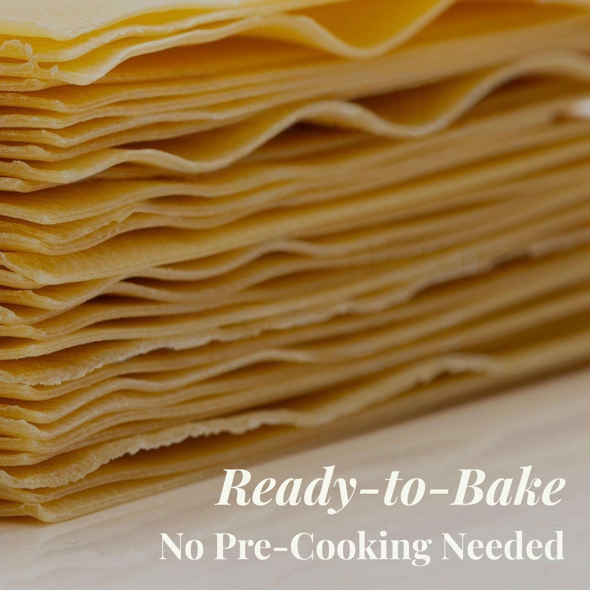 Granoro Egg Lasagne Oven Ready Pasta Sheets #120 - Authentic Italian Durum Wheat Semolina & Eggs pasta for Baking, 17.6oz Bags (Pack of 2)