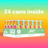 Alani Nu SHERBET SWIRL Sugar Free, Low Calorie Energy Drinks, 200mg Caffeine, Biotin B Vitamins, Zero Sugar, 10 Calories, 12 Fl Oz Cans, 24 Pack