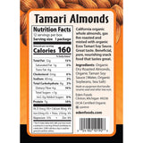 Eden Organic Tamari Almonds, Dry Roasted, Pocket Snacks, 1 oz