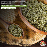 Angel Brand Moringa Leaves 0.25 oz - 20g Pack, Pack of 3 - Dried Moringa Leaves for Tea, Cooking, and