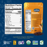 Lundberg Wild Rice, Regenerative Organic Certified - 100% Natural California Cultivated Wild Black Rice, 8 Oz