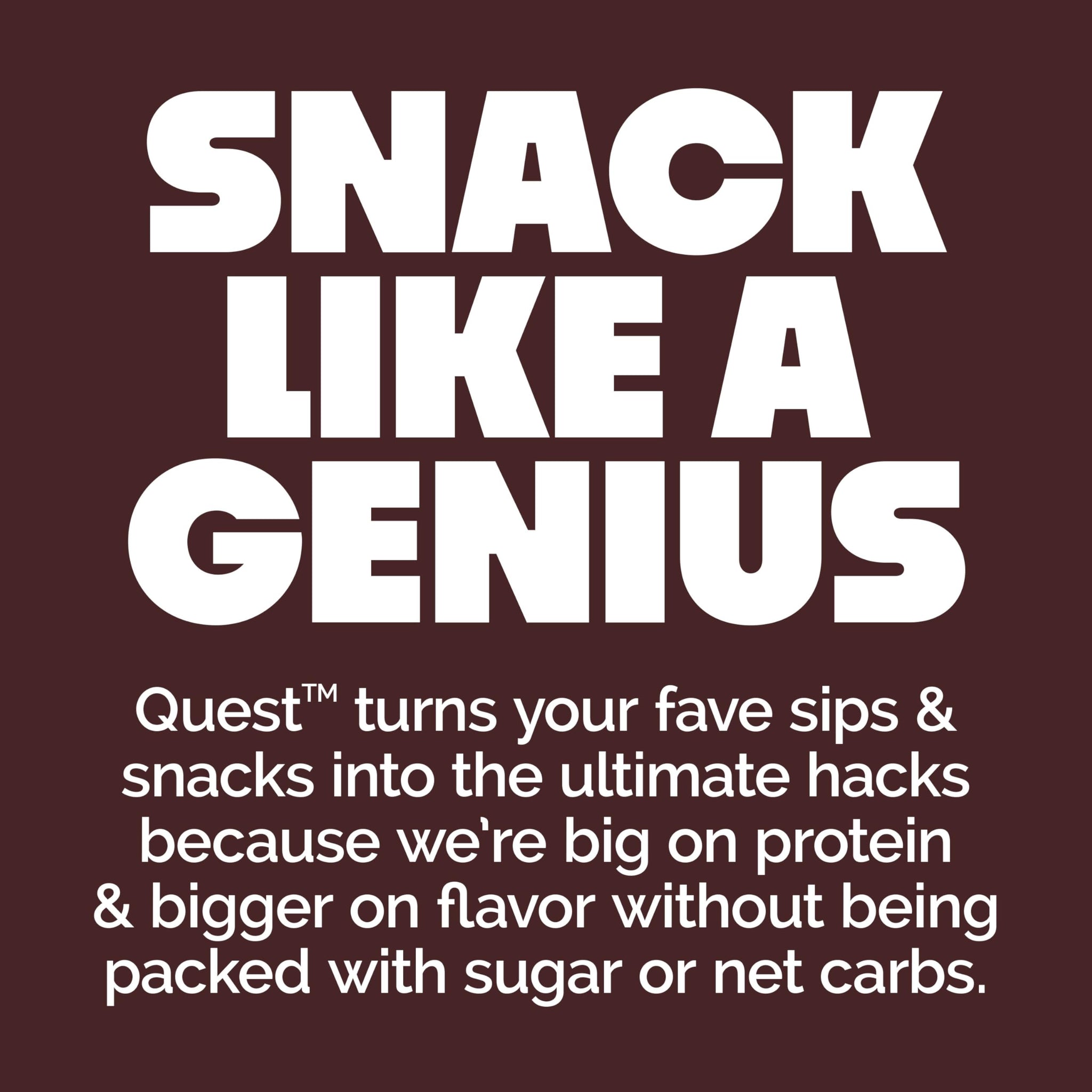 Quest Nutrition Chocolate Brownie Protein Bars, 20g Protein, 4g Net Carbs, 1g Sugar, High Fiber, Gluten Free, Keto Friendly, 4 Count