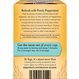 Yogi Tea - Purely Peppermint Tea (2 Pack) - Supports Healthy Digestion - Caffeine Free - 32 Organic Herbal Tea Bags