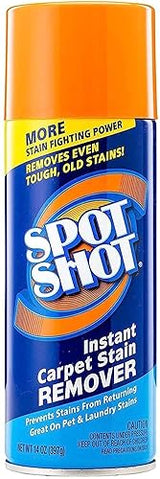 Spot Shot Instant Carpet Stain Remover, Aerosol, 14 OZ