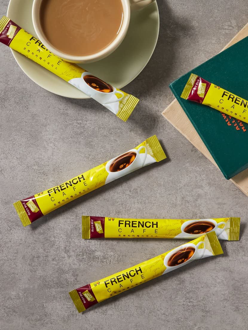 Namyang Korean Premium French Cafe Instant Coffee Mix (100 Sticks)