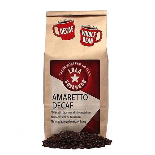 Lola Savannah Amaretto Whole Bean Decaf Coffee, 2lb