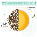 Teabox Premium Darjeeling Green Tea With Dandelion Roots | 100% Whole Leaf & 0% Bitterness | Green Tea From The Himalayas | 25 Tea Bags (Low Caffeine)
