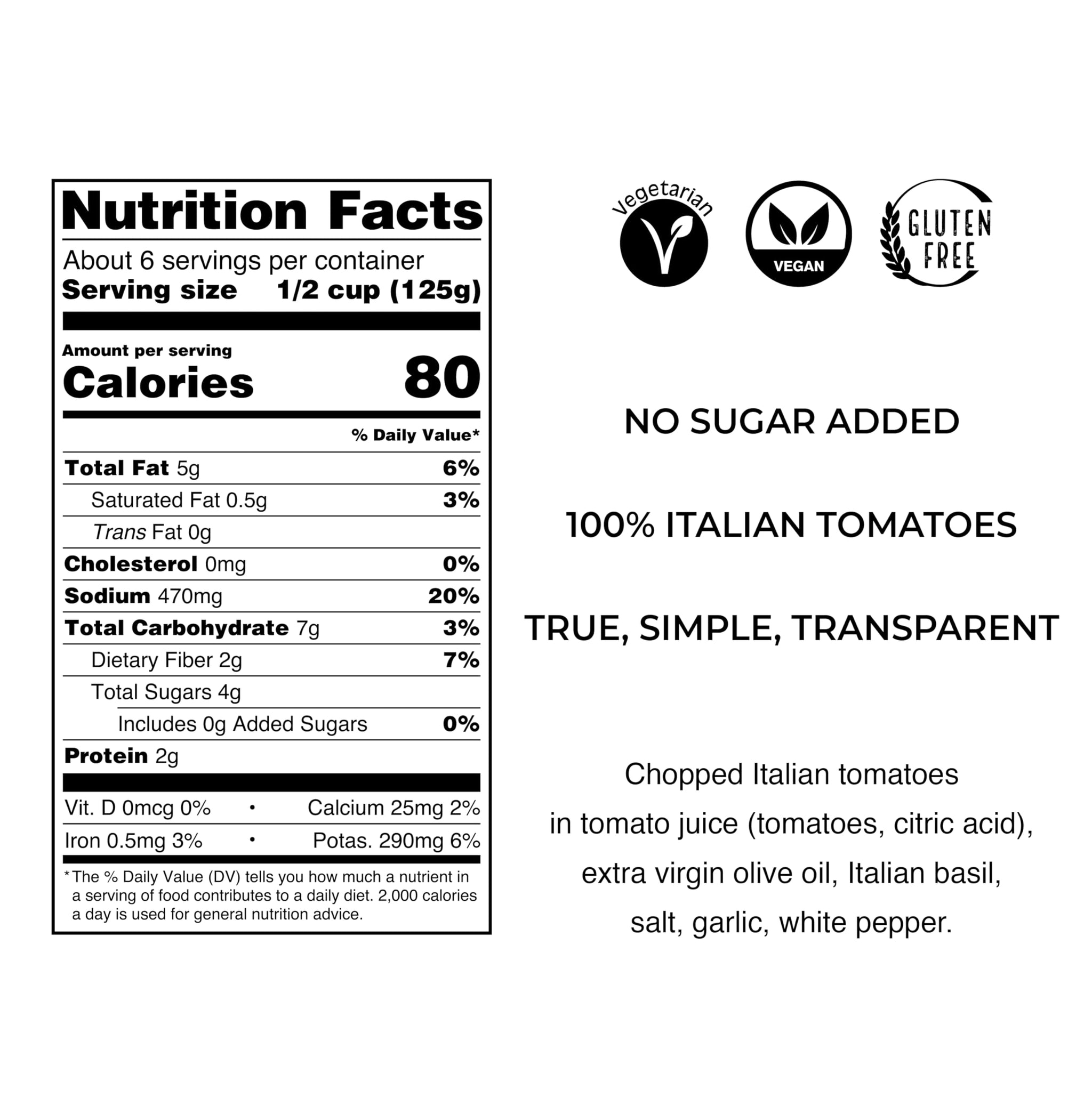Italians Do It Better Basil'icious Marinara Pasta Sauce - Authentic Italian Tomatoes, Fresh Basil & Garlic - No Sugar Added, Non-GMO