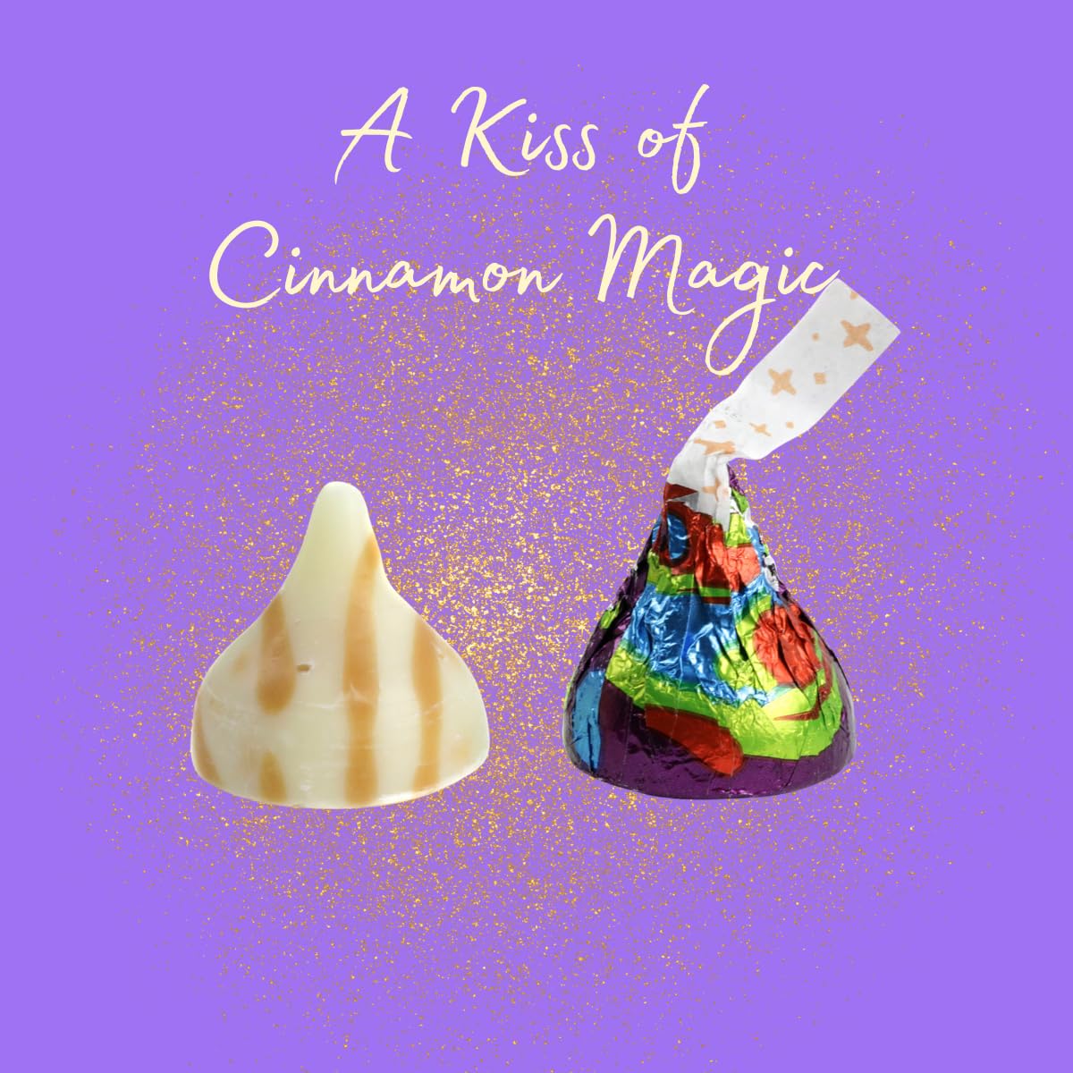 Candykrave Hershey'ss Cinnamon Toast Crunch Kisses Milk Chocolate candy - (2LB 180 pcs) - Bulk chocolate Silver Foil Candy variety pack - Delicious