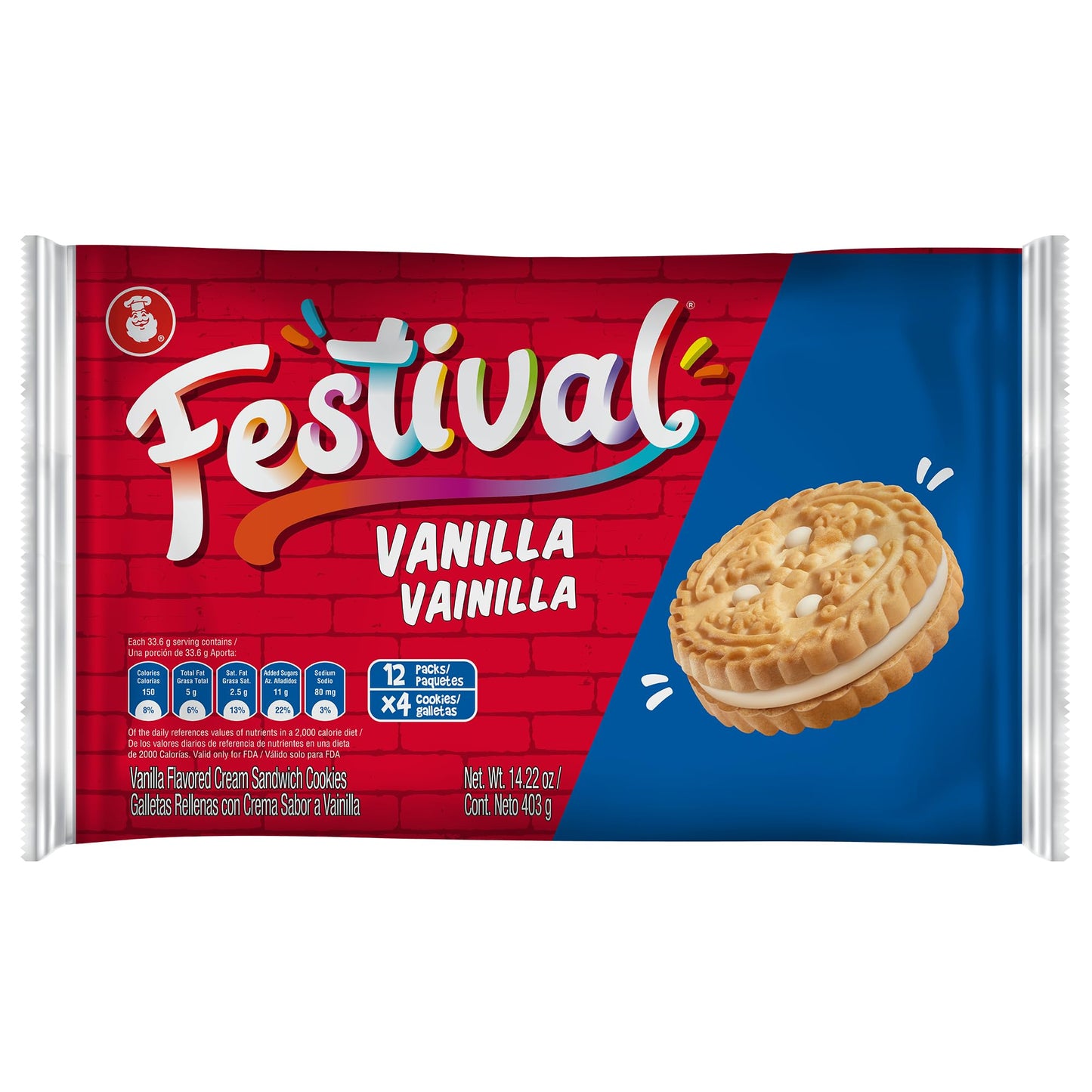 Festival Vanilla Cookies 14.2 Oz