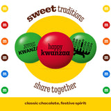 M&M’s Kwanzaa Milk Chocolate Candy, 2lb Party Size Bag of Festive Red, Black and Green Chocolate Pieces, Colorful Holiday Candy for Sharing, Party