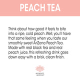 AriZona Peach Tea, 20 Fl Oz (Pack of 24)