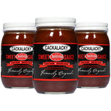 Cackalacky Cheerwine Sweet Sauce - 3-Pack of 16 oz Jars - Gourmet Barbecue Sauce for Family Gatherings & Parties