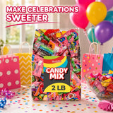 Candy Variety Pack, 2 LB Bulk Candy for Pinata Stuffers and Goodie Bags