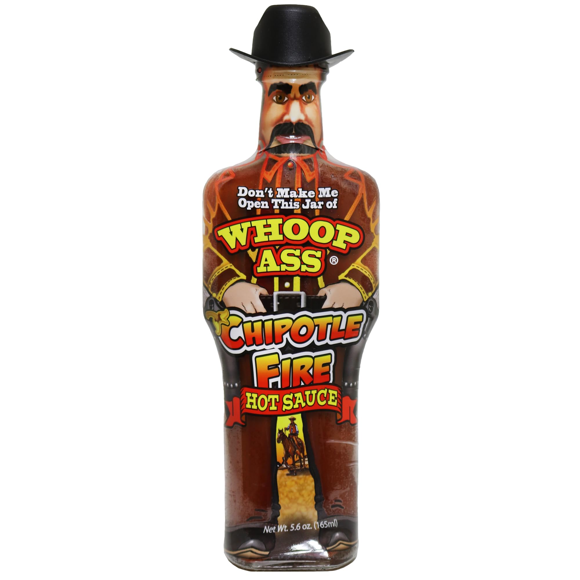WHOOP Premium Chipotle Fire Hot Sauce - 5 oz - Try if you dare! - Perfect Gourmet Gift for the Hot Sauce Fan