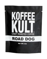 Koffee Kult Road Dog Whole Bean Coffee - Premium Arabica Coffee Beans for Caffeine Enjoyers Seeking Bold, Rich Flavor and Aroma in Every Cup - Perfect