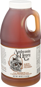 Ambrosia Honey (48oz) 100% Pure Natural Honey, Harvested in the USA, Sugar & Sweetener Alternative