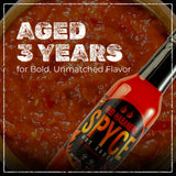 SPYCE Habanero Hot Sauce, Vegan, Gluten Free, Low Sodium, Non-GMO, No MSG, No Sugar, No Filler (5 oz, Red Habanero)