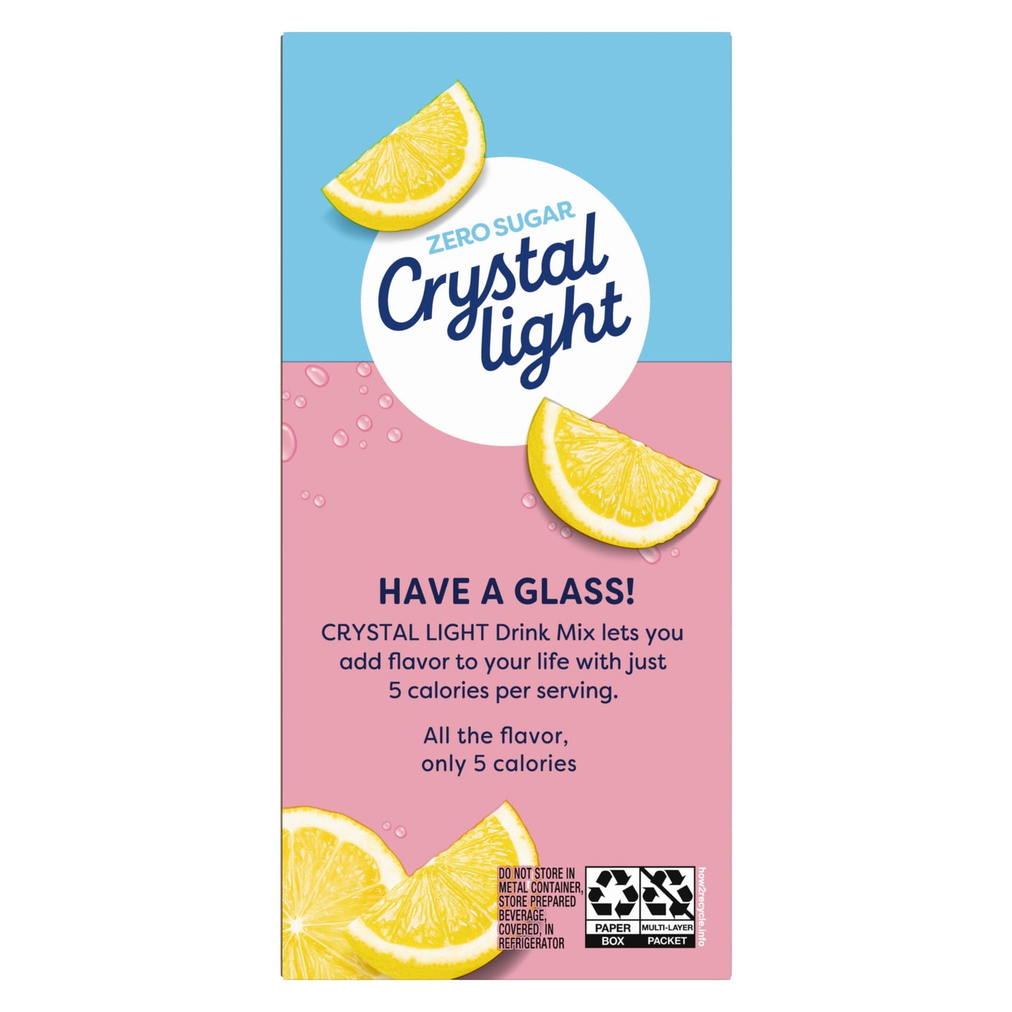 Crystal Light Pink Lemonade Drink Mix (24 Pitcher Packets, 4 Canisters of 6)