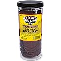 Old Trapper Double Eagle Beef Jerky, Teriyaki Flavor, 21oz. 80-Piece Jar, Natural Wood Smoked Meat Snacks, 10 Grams of Protein and 80 Calories per