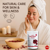 Iyasa Holistics Dried Rose Petals 1 oz - Food Grade Dried Rose Petals for Tea, Soap Making, Cocktails, Baking, Skincare & DIY - Chemical Free Edible