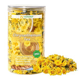 Dried Chrysanthemum Tea, Premium Juhua Flower Herbal Tea Loose Leaf, No Sugar No Gluten Pure Dried Chrysanthemum Flower, for Promote Relaxation