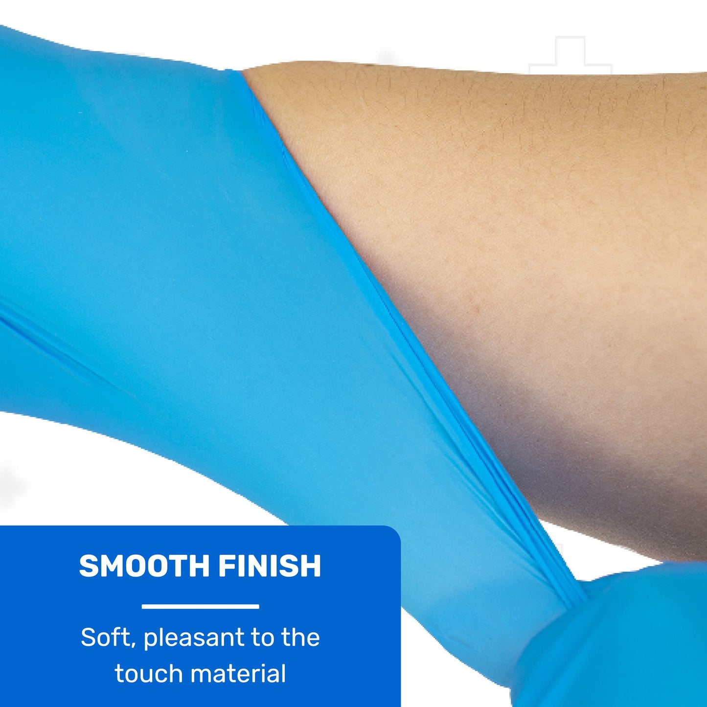 Well Before Vinyl Exam Gloves - Powder-Free, Latex-Free, Disposable Gloves for Medical, Food Prep, Cleaning and more - Large Blue (Pack of 200)