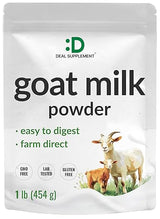 Goat Milk Powder, 1lb - Natural Grass Fed Source from Australia - Farm Direct - Easy to Digest - Powdered Goat Milk Formula for Drinks, Baking & Cooking - Non-GMO, Filler Free, Pet Friendly