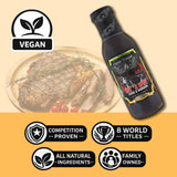 Croix Valley Hot 'n Spicy Sauce & Marinade - 3 Pack (12 oz Glass Bottles) - Bold Sweet Heat with a Lingering Kick - Gluten-Free, No MSG, No High