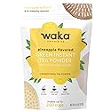 Waka Instant Green Tea Mix, Pineapple Flavored - 100% Tea Leaves, No Additives, Unsweetened Tea Powder in Bulk Pouch - Easy Quick Hot and Iced Teas